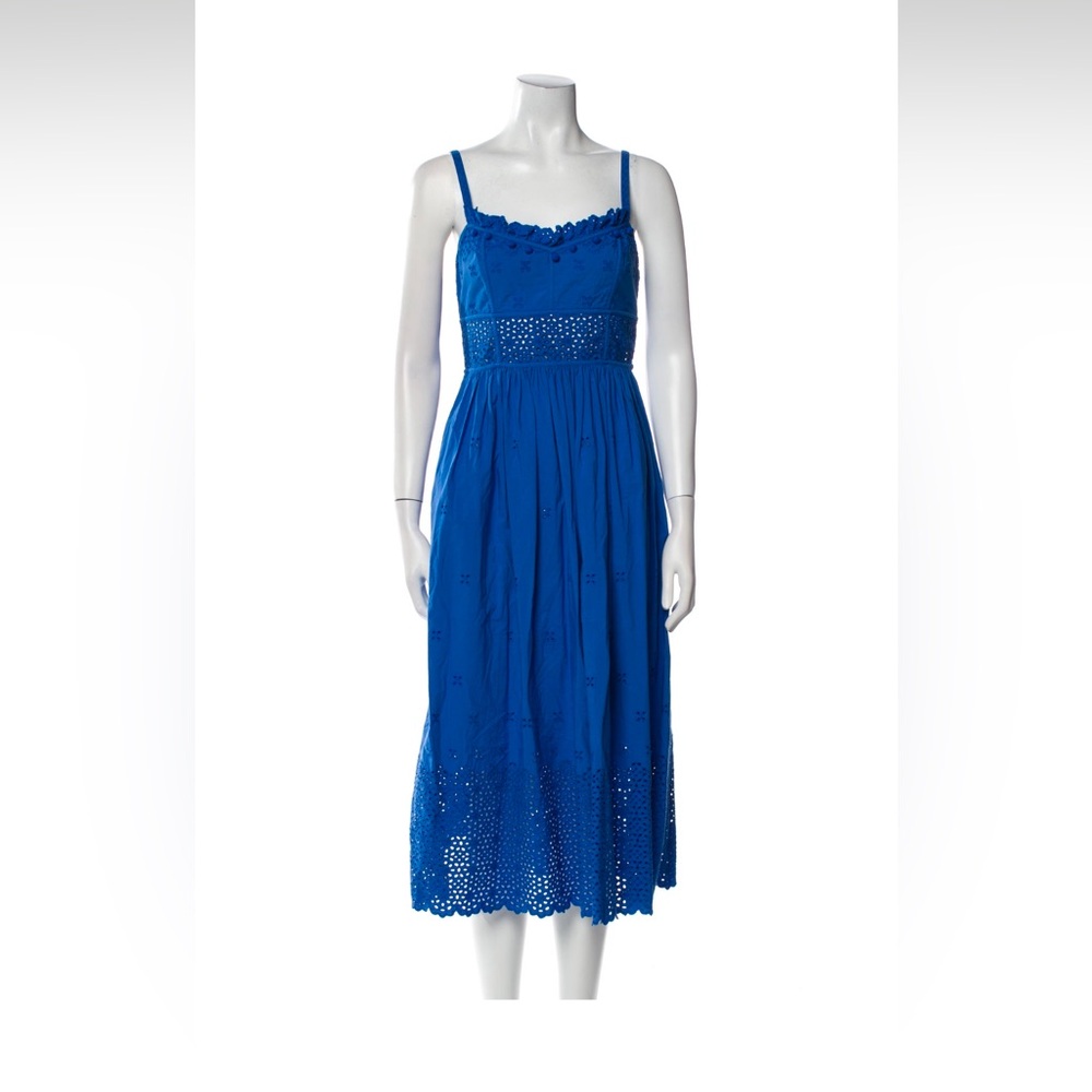 Ulla Johnson Royal Blue Lace Dress